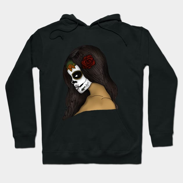 The Day Of The Dead Girl Hoodie by adamzworld